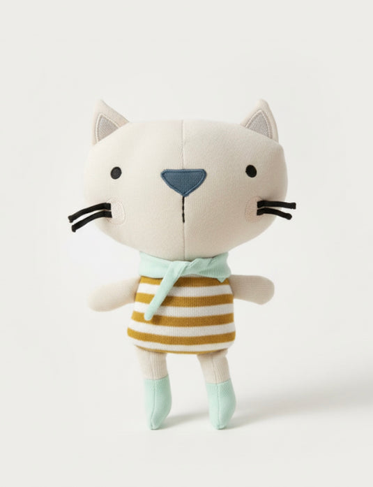 Handmade plush toy: Rémi the cat 