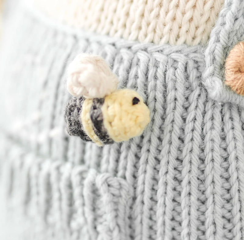 Load image into Gallery viewer, Handmade Plush - Charlie the Honey Bear - Cuddle + Kind - Last piece available 🤍
