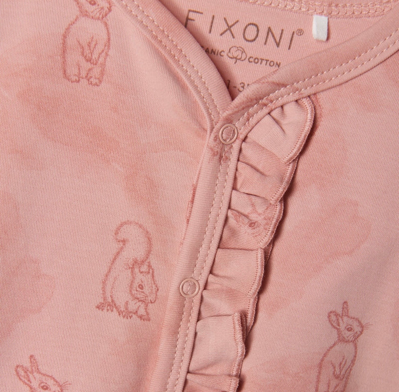 Chargez l'image dans la visionneuse de la galerie, Pyjama fille Fixoni une pièce motifs écureuils
