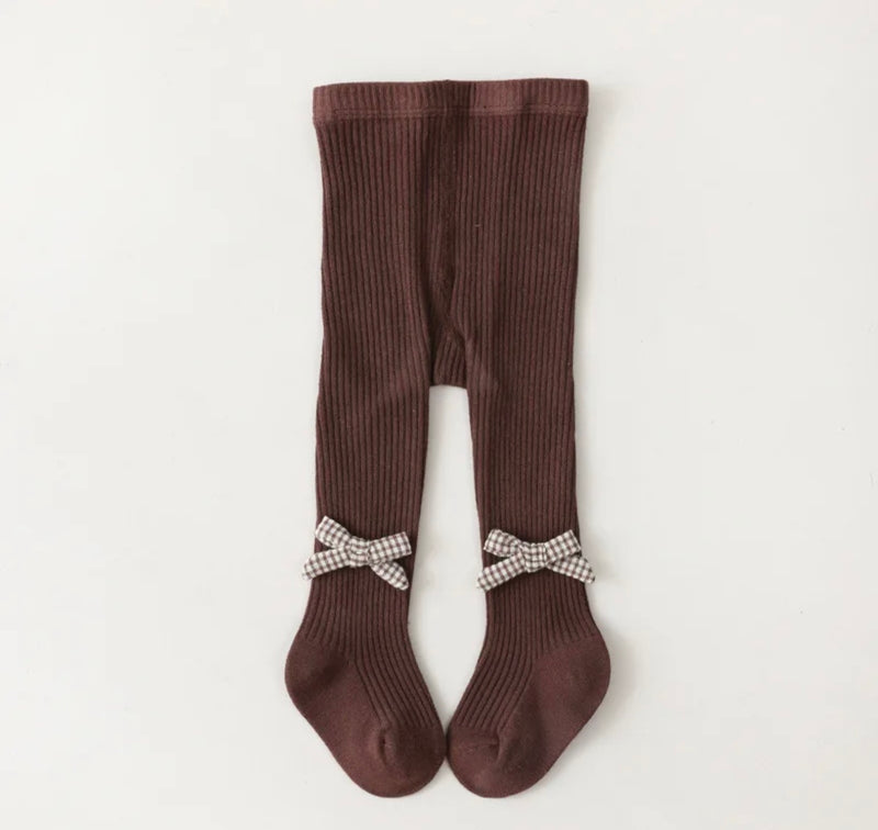 Chargez l'image dans la visionneuse de la galerie, Collants bébé fille en coton avec fleurs brodées – Kali - Boutique Kaki Lilas
