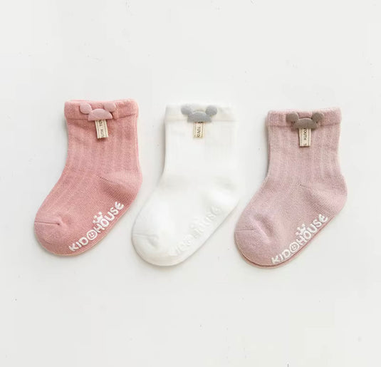 Ensemble de 3 paires de chaussettes Kali - Boutique Kaki Lilas