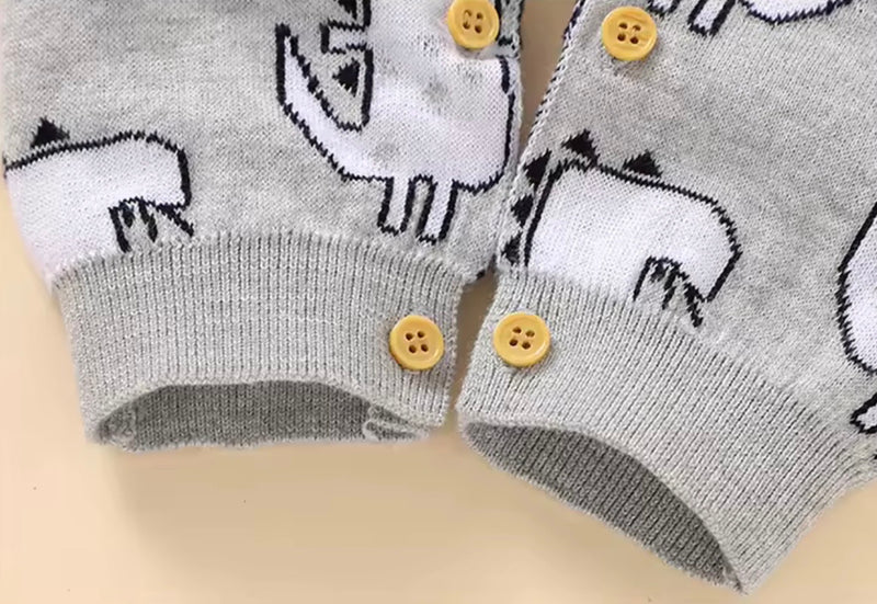 Chargez l'image dans la visionneuse de la galerie, Combinaison bébé garçon en tricot de coton doux – Kali
