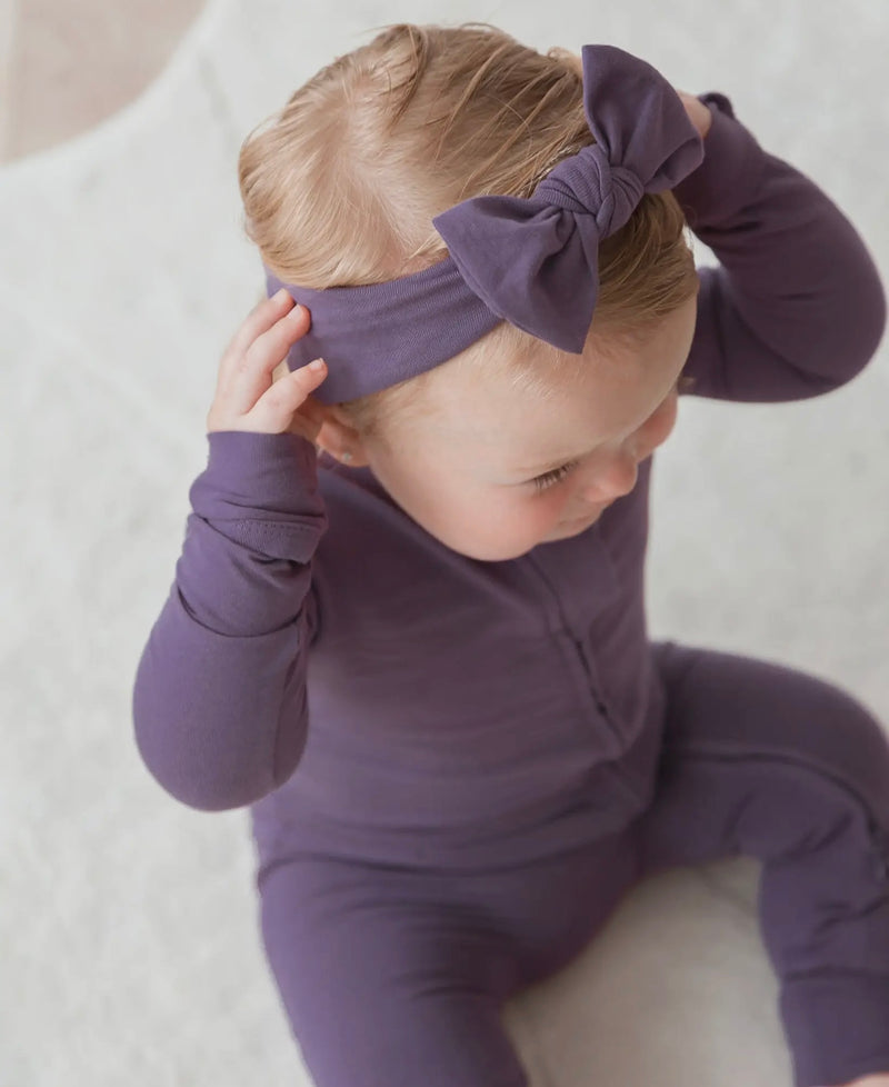 Chargez l'image dans la visionneuse de la galerie, Bandeau en jersey Elderberry - Boutique Kaki Lilas
