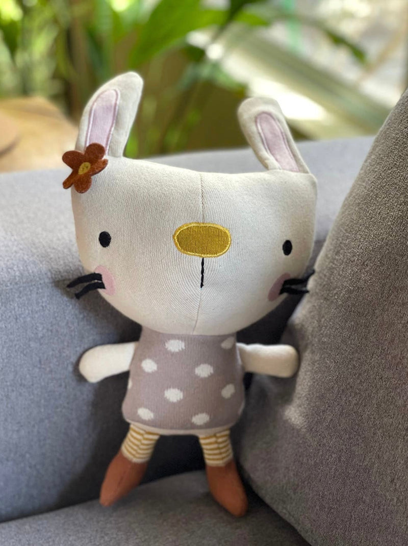 Chargez l'image dans la visionneuse de la galerie, Peluche faite mains Sam bunny
