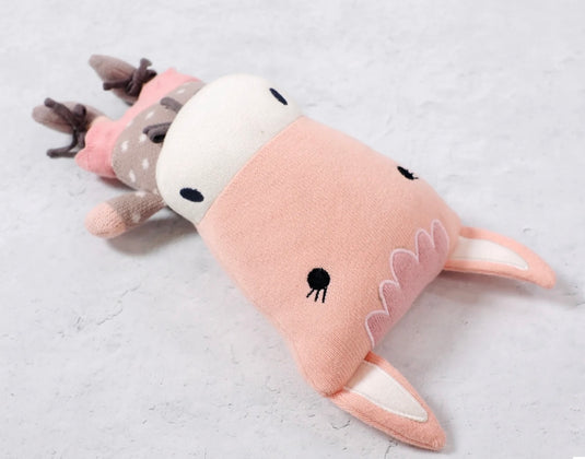Peluche faite mains en coton bio Jordan le cheval
