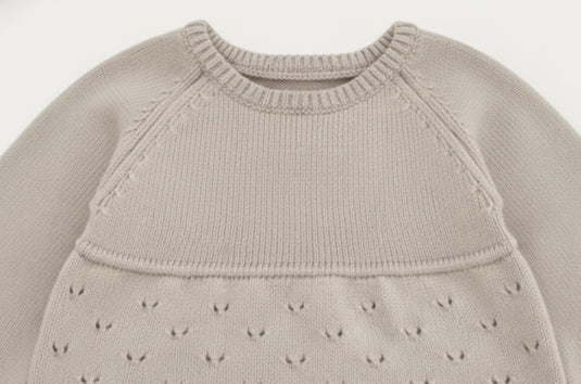 Combinaison bébé fille en tricot de coton doux – Kali