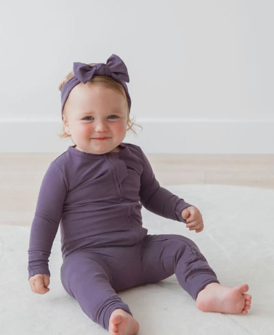 Bandeau en jersey Elderberry - Boutique Kaki Lilas