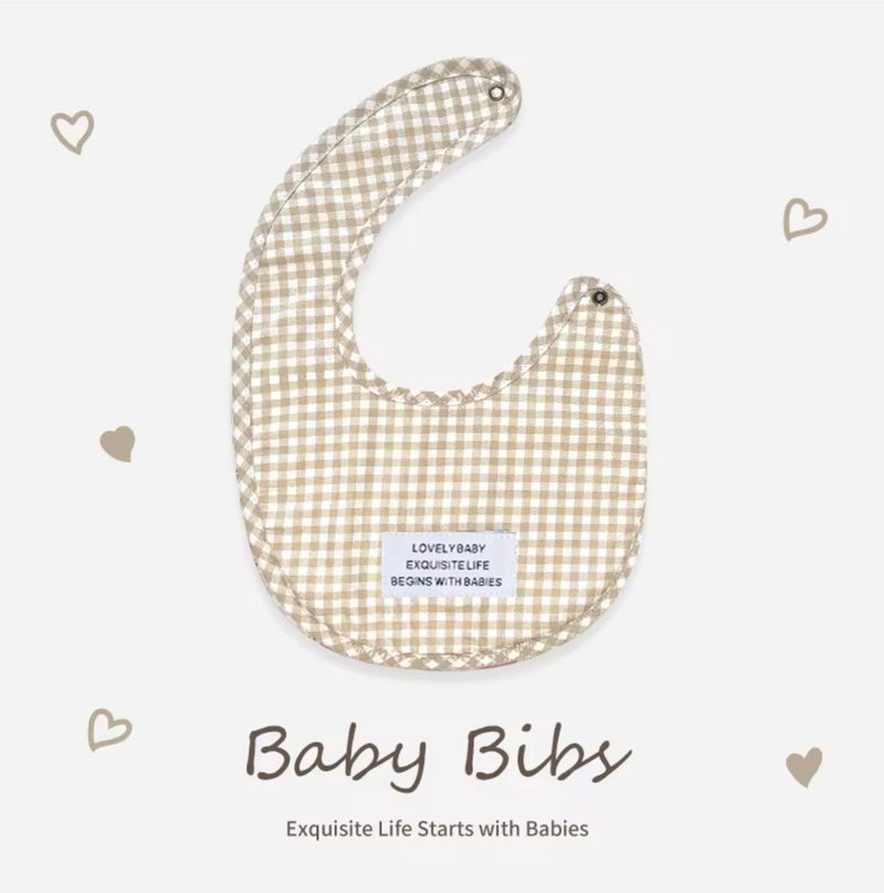 Chargez l'image dans la visionneuse de la galerie, Bavoir bébé en coton motif fleuri – Kali - Boutique Kaki Lilas
