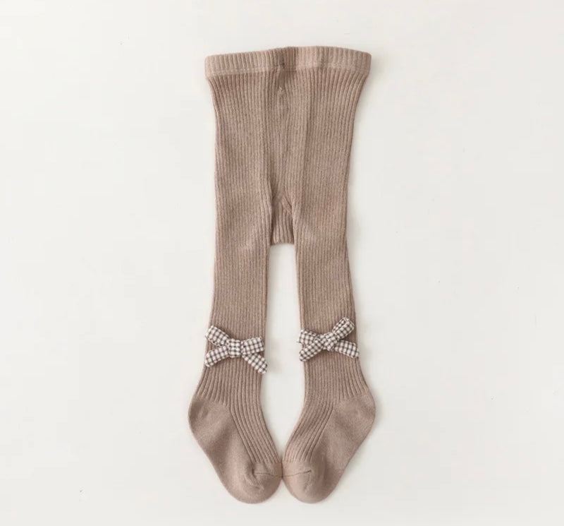 Chargez l'image dans la visionneuse de la galerie, Collants bébé fille en coton avec fleurs brodées – Kali - Boutique Kaki Lilas
