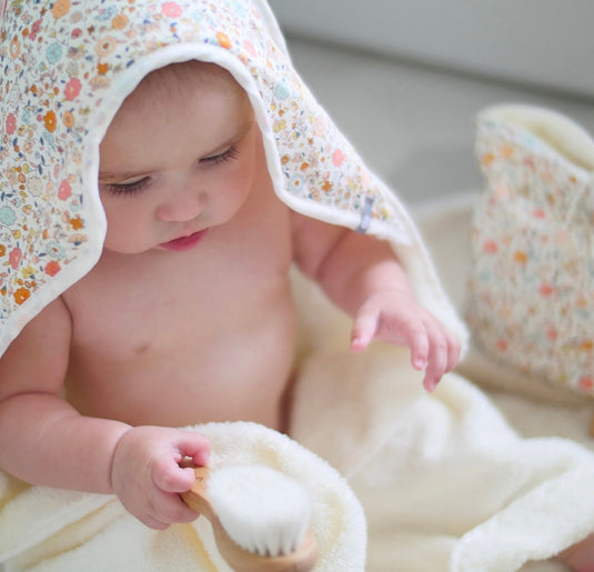 Boîte cadeau sortie de bain pour bébé - Boutique Kaki Lilas