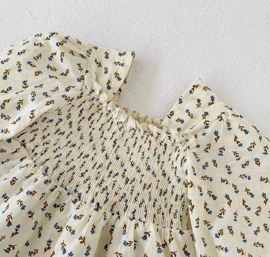 Baby girl puff sleeve romper – Kali