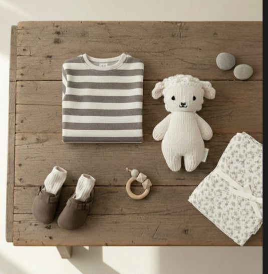 Boys' striped cotton all-in-one