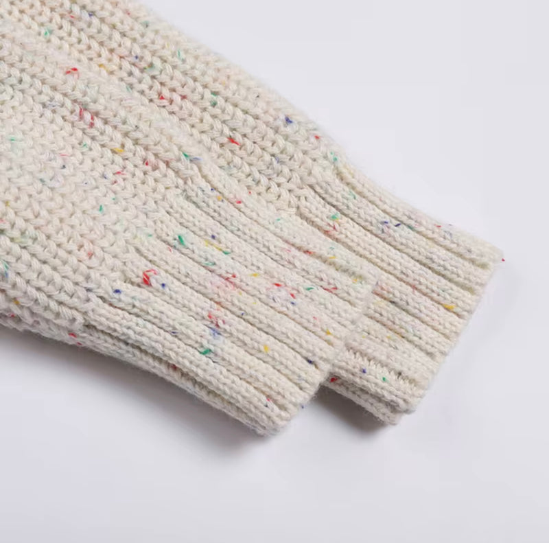 Chargez l'image dans la visionneuse de la galerie, Pull en tricot 100 % coton pour garçon – Collection Kali (2 couleurs) | - Boutique Kaki Lilas
