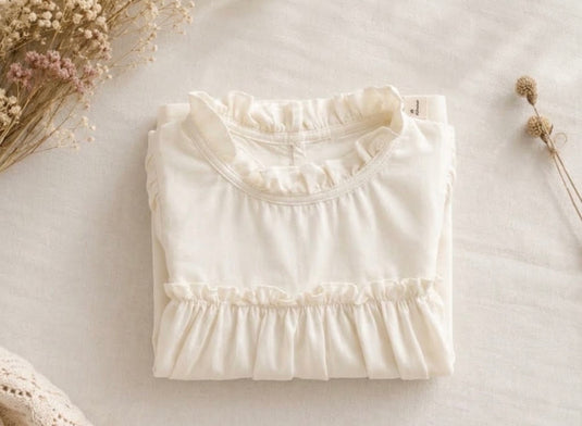 Blouse Floralie bébé fille en coton – Automne-Hiver