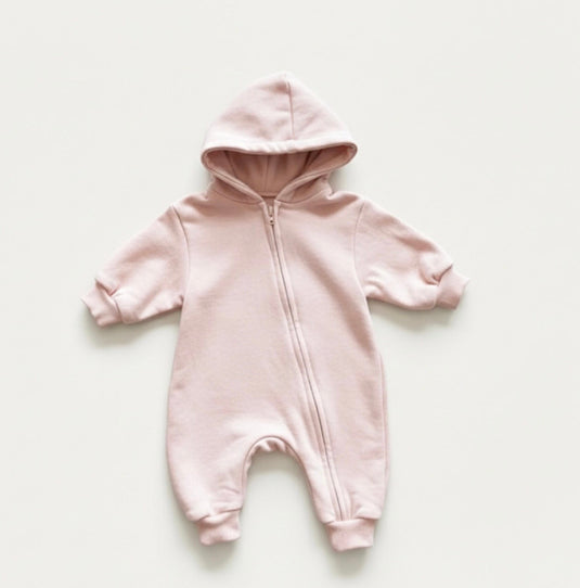 Combinaison bébé en coton manches longues zippée unisexe– Kali