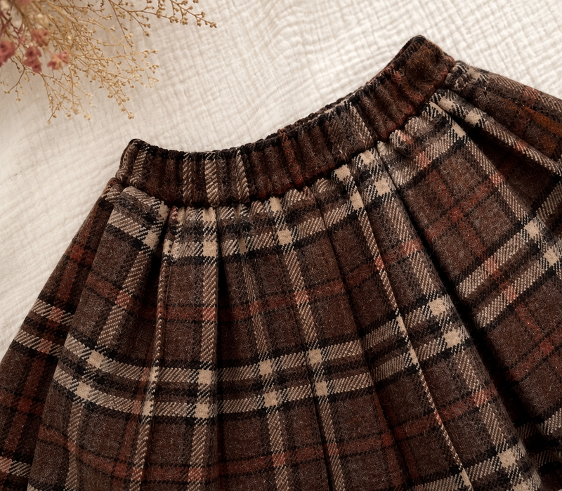 Load image into Gallery viewer, Baby Girls' Tartan Skirt – Autumn-Winter
