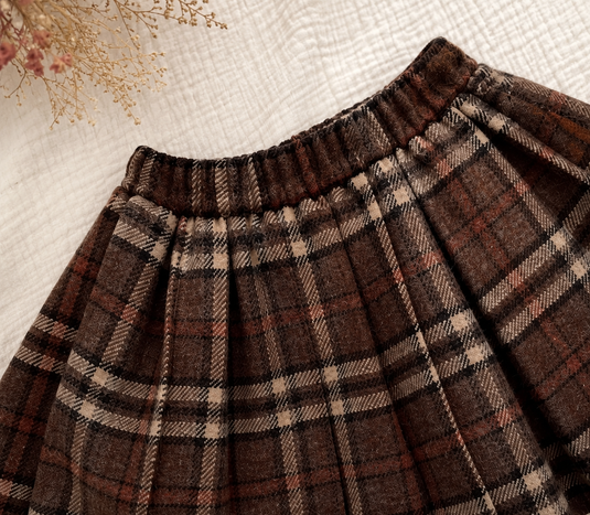 Baby Girls' Tartan Skirt – Autumn-Winter