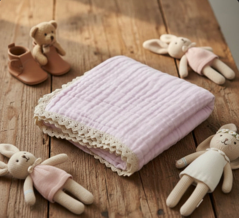 Load image into Gallery viewer, Soft Cotton Boho Muslin Baby Blanket – Kali
