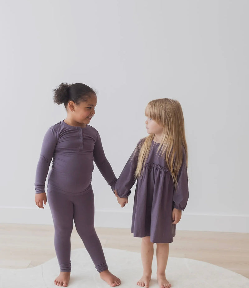 Chargez l'image dans la visionneuse de la galerie, Ensemble Henley à manches longues | Sureau - Boutique Kaki Lilas
