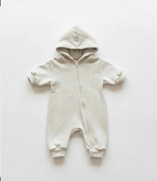 Combinaison bébé en coton manches longues zippée unisexe– Kali