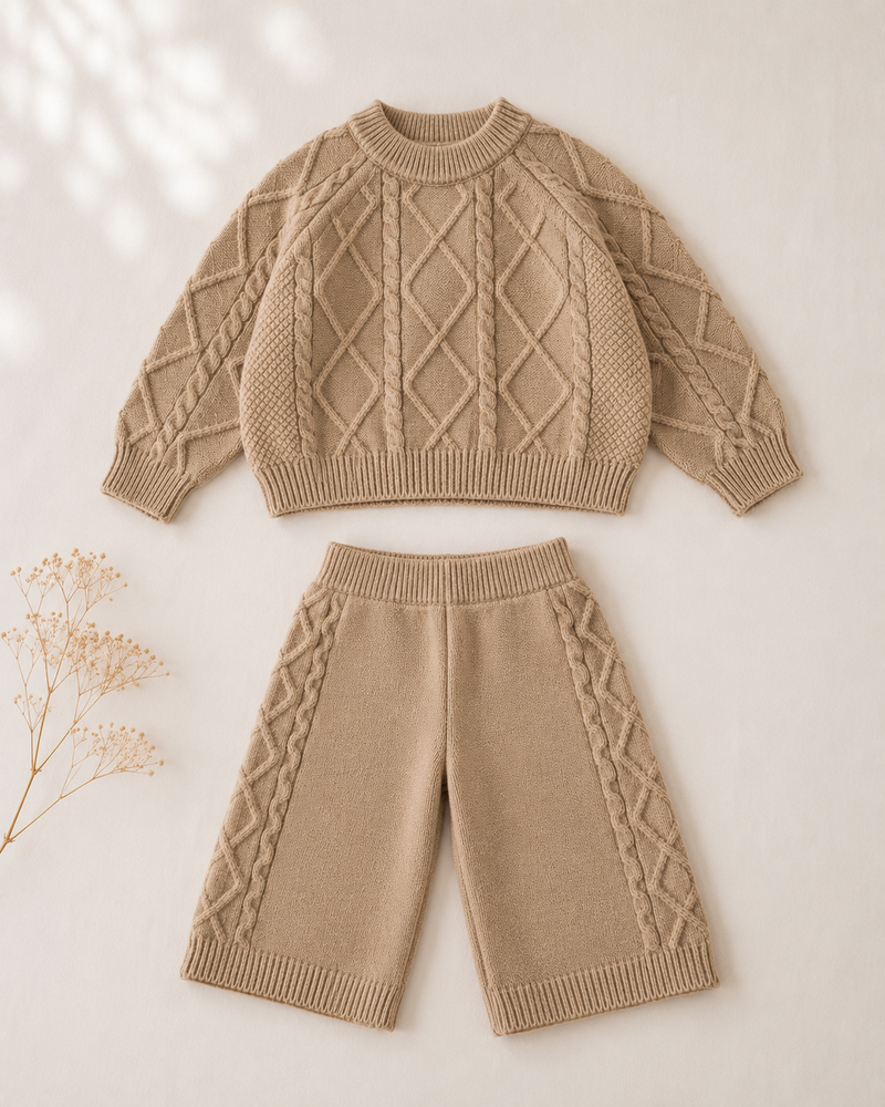 Chargez l'image dans la visionneuse de la galerie, Ensemble Kali de pantalons et pulls en tricot chauds – Automne-Hiver
