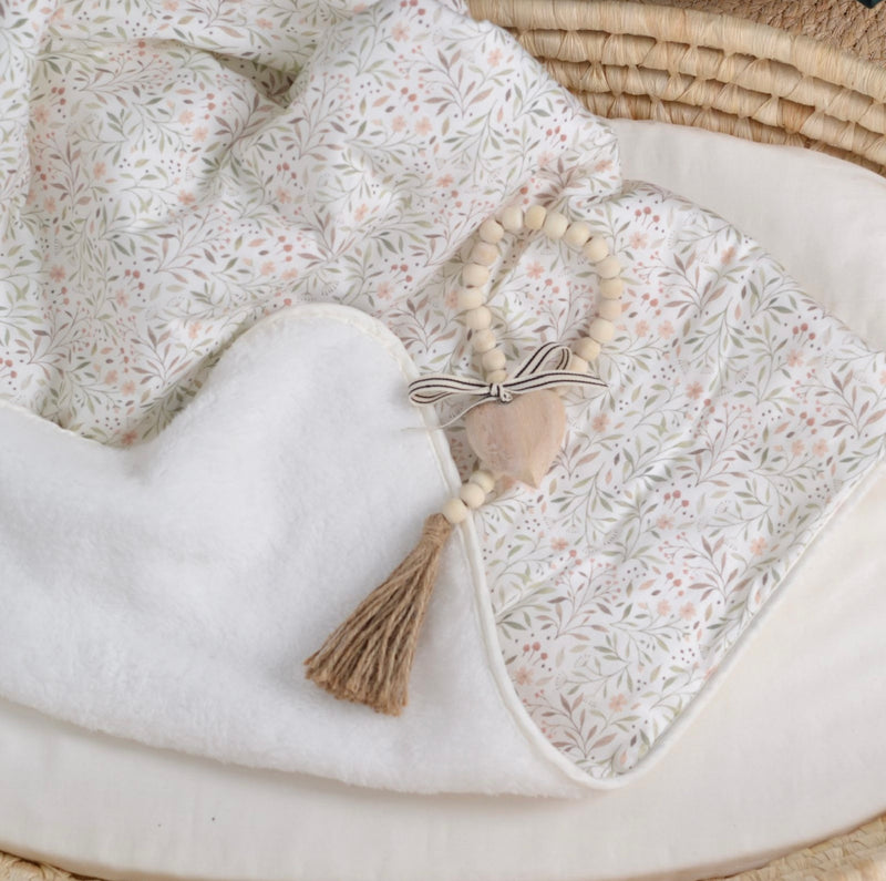 Chargez l'image dans la visionneuse de la galerie, Couverture pour bébé fluffy + coton - Boutique Kaki Lilas
