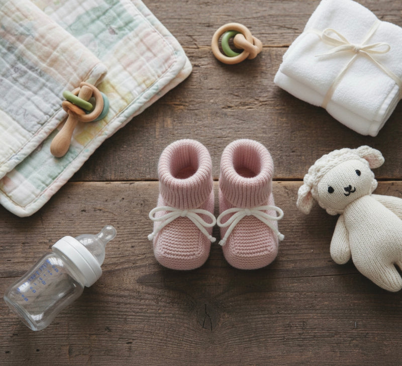 Load image into Gallery viewer, Cozy Knit Baby Socks – Kali
