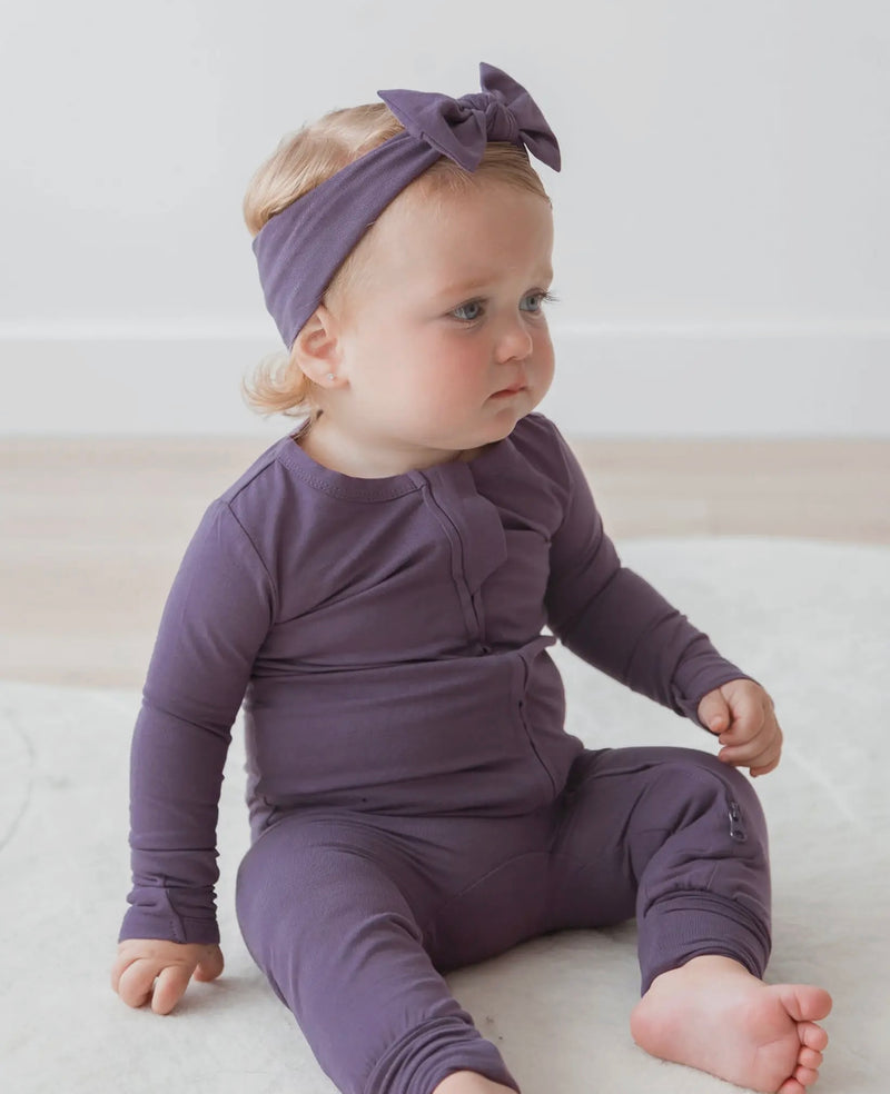 Chargez l'image dans la visionneuse de la galerie, Bandeau en jersey Elderberry - Boutique Kaki Lilas
