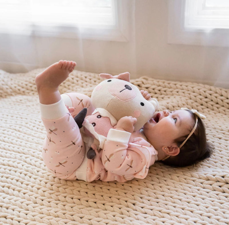 Load image into Gallery viewer, Handmade organic cotton plush Frankie Bear and Nurse Bear 
