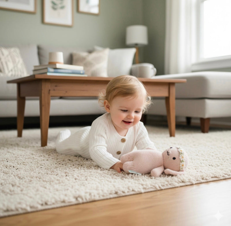 Load image into Gallery viewer, Baby girl's white knitted cotton long-sleeved romper
