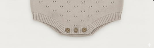 Combinaison bébé fille en tricot de coton doux – Kali