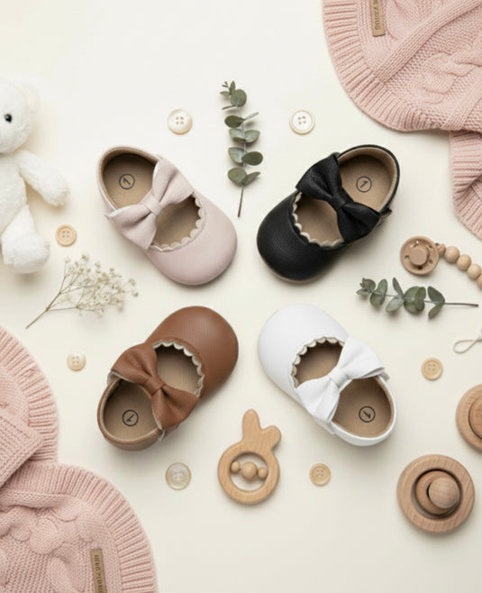 Soft Leather Baby Girl Mary Jane Shoes