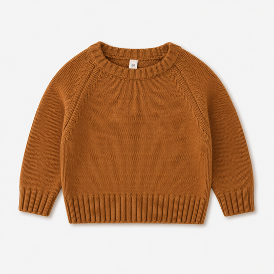 Pull en tricot de coton pour bébé et garçon – Automne-Hiver