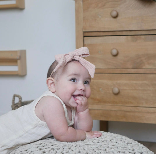Chiffon/nylon loop headband 