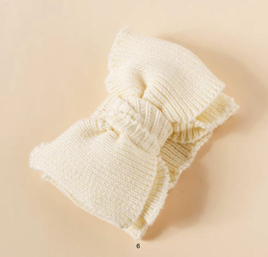 Organic cotton knit knot headband – Kali