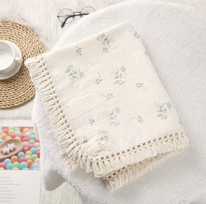 Chargez l'image dans la visionneuse de la galerie, Mousseline bébé 100 % coton à motifs – Kali - Boutique Kaki Lilas
