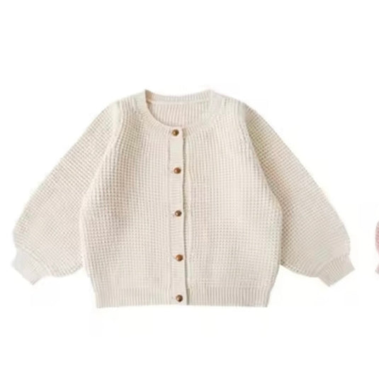 Cardigan bébé fille vintage en tricot doux pour Kali