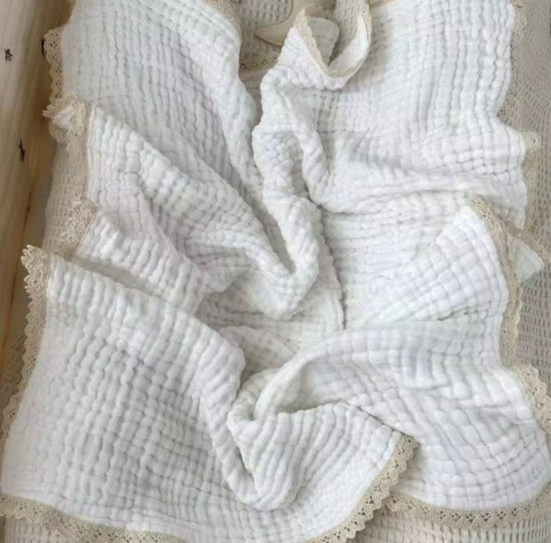 Load image into Gallery viewer, Soft Cotton Boho Muslin Baby Blanket – Kali
