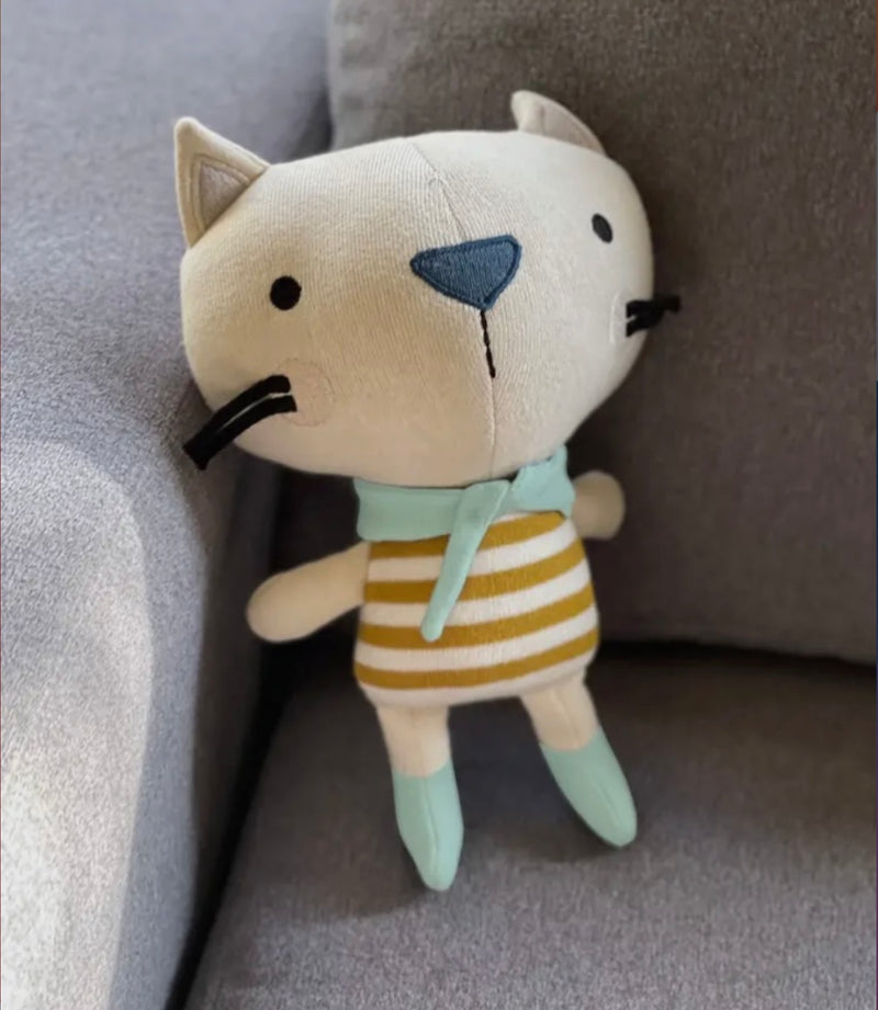 Chargez l'image dans la visionneuse de la galerie, Peluche faite mains Rémi le chat
