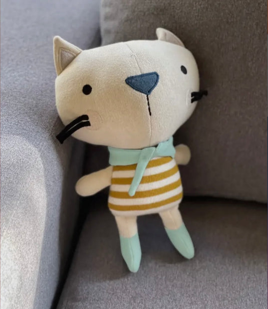 Handmade plush toy: Rémi the cat 