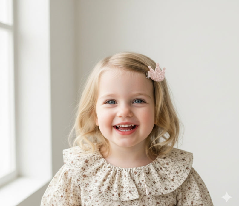 Load image into Gallery viewer, Pack of 3 or 4 cute baby girl hair clips – Kali May
