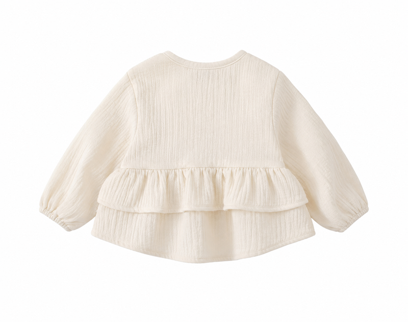 Chargez l'image dans la visionneuse de la galerie, Blouse Romy à volants – Bébé et fille – Automne-Hiver
