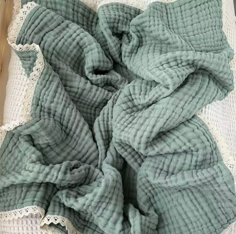 Load image into Gallery viewer, Soft Cotton Boho Muslin Baby Blanket – Kali
