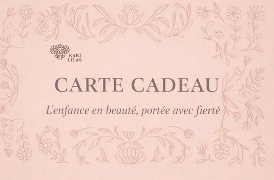 Carte cadeau Kaki lilas