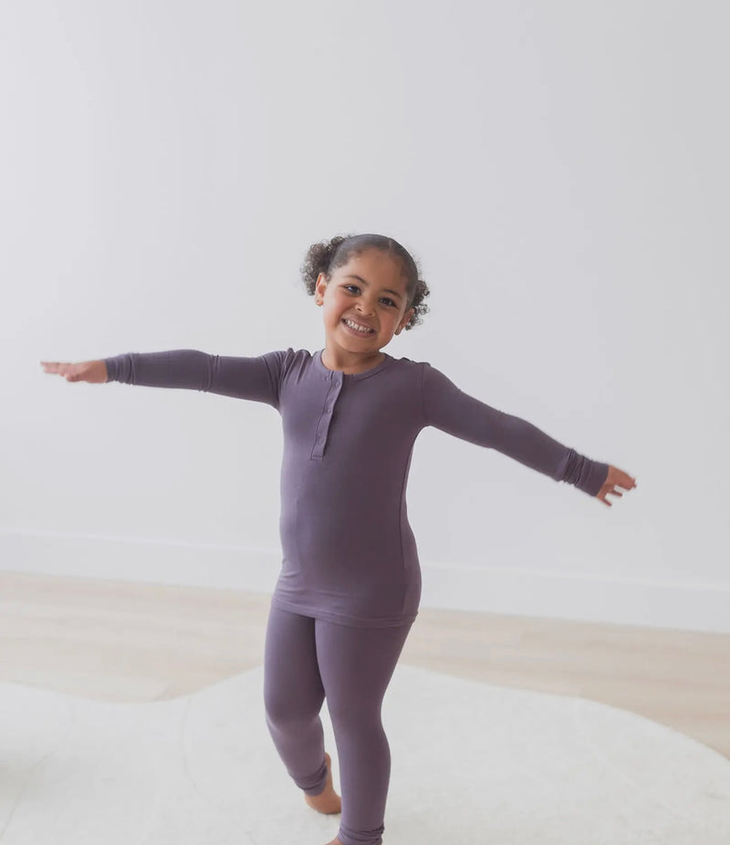 Chargez l'image dans la visionneuse de la galerie, Ensemble Henley à manches longues | Sureau - Boutique Kaki Lilas
