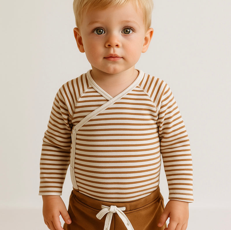 Chargez l'image dans la visionneuse de la galerie, Combi-pantalon bébé garçon – Modèle Kali en coton doux et confortable - Boutique Kaki Lilas
