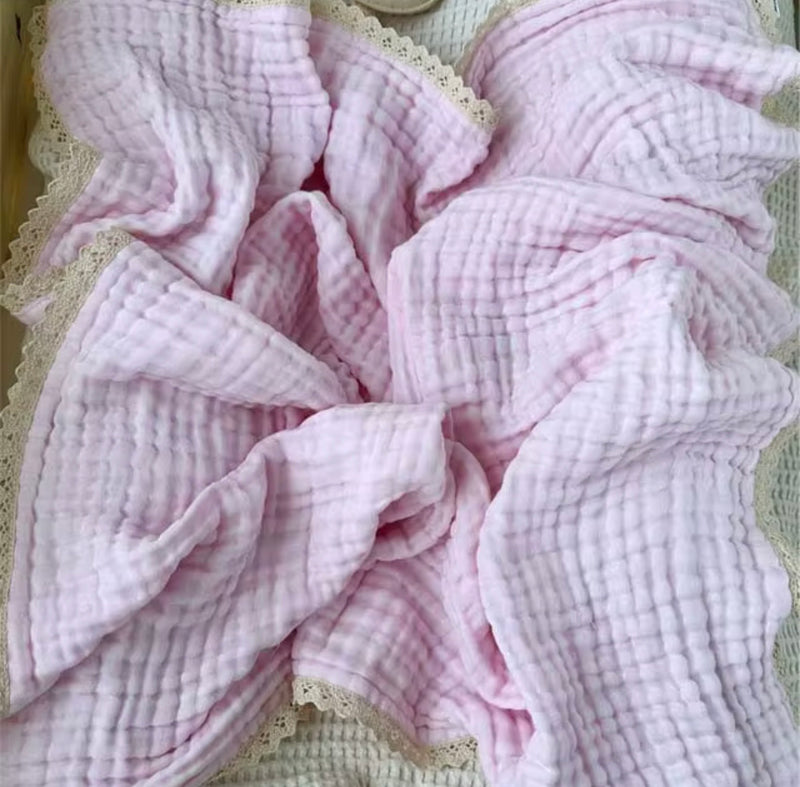 Load image into Gallery viewer, Soft Cotton Boho Muslin Baby Blanket – Kali
