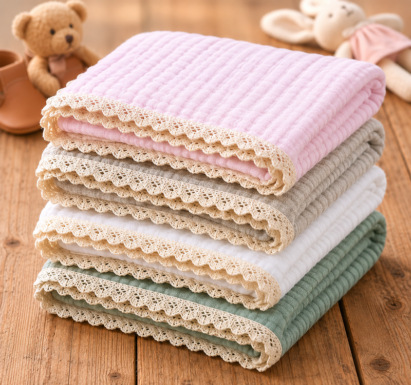 Load image into Gallery viewer, Soft Cotton Boho Muslin Baby Blanket – Kali
