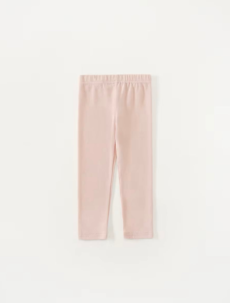 Load image into Gallery viewer, Leggings en coton doux pour filles – Kaki Lilas - Boutique Kaki Lilas
