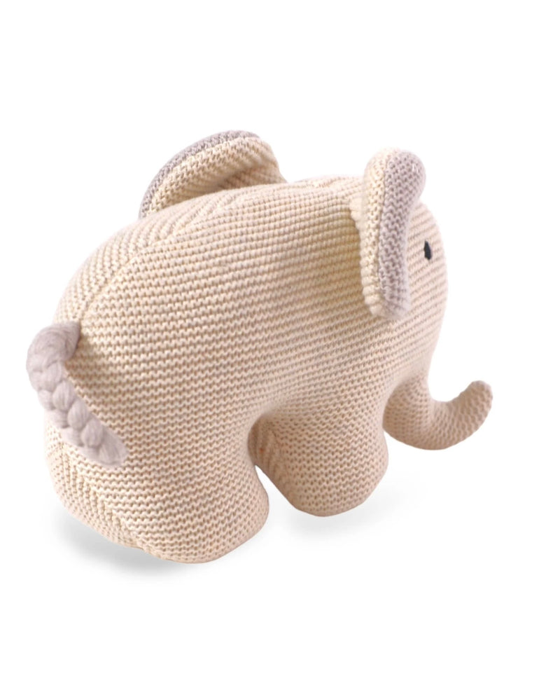 Chargez l'image dans la visionneuse de la galerie, Peluche faite mains en coton bio L'éléphant
